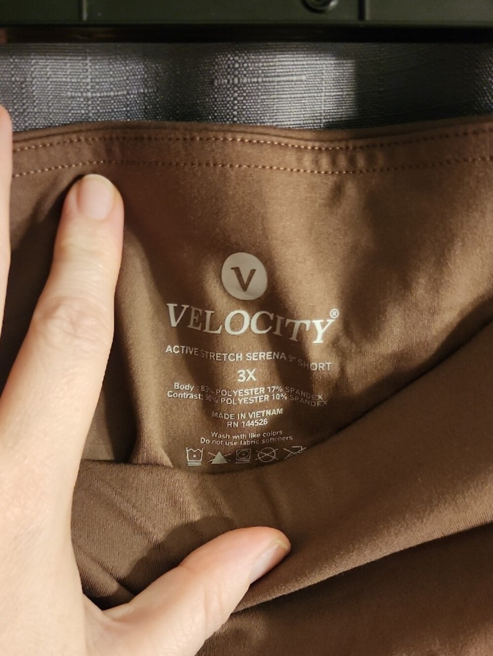 Velocity Mauve-Taupe High-Rise Bike Shorts with Side Pockets - Picture 3 of 5